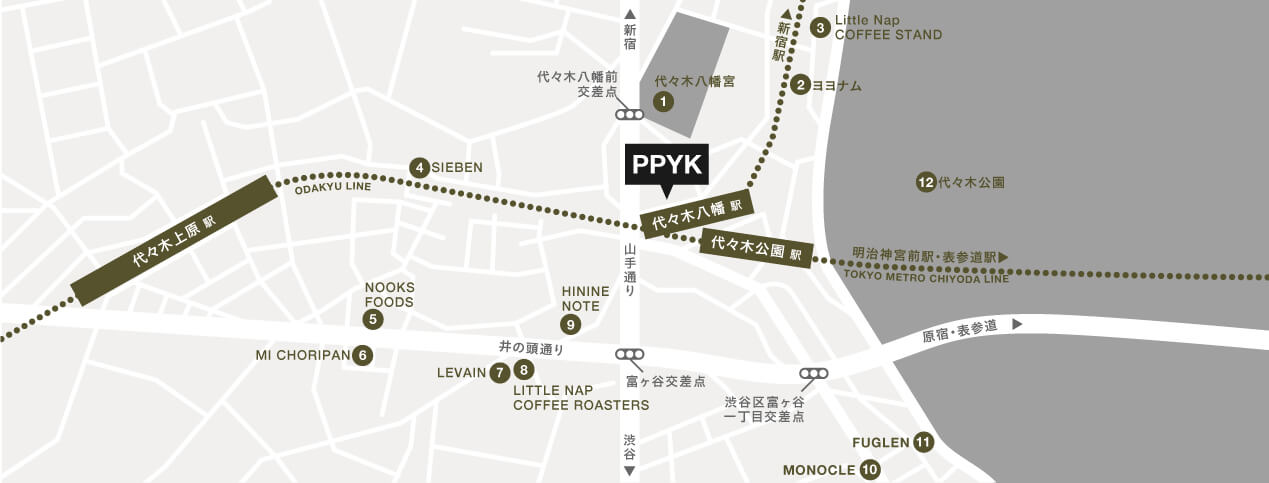 PORTAL POINT Yoyogi-Koen map